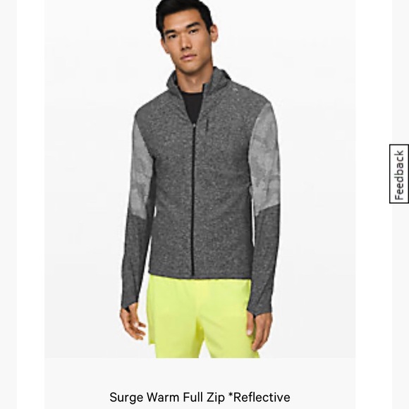 lululemon surge full zip